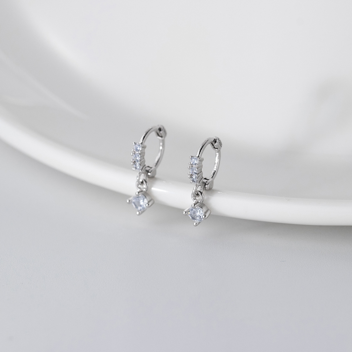 Wholesale Corporate Gift 925 Sterling Silver Geometric Dangle Earrings Set of 5